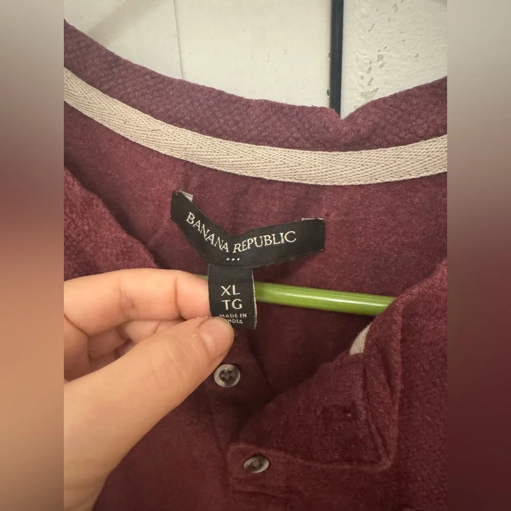 Banana Republic Red Maroon Shirt